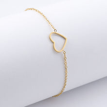 Cargar imagen en el visor de la galería, Pulsera Sencilla y Corazón