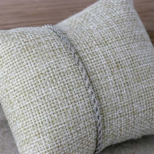 Cargar imagen en el visor de la galería, Pulsera Torzal Plata