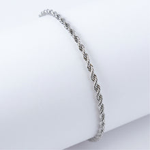 Cargar imagen en el visor de la galería, Pulsera Torzal Plata