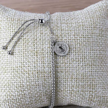 Cargar imagen en el visor de la galería, Pulsera Ajustable San Benito Plata