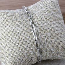 Cargar imagen en el visor de la galería, Pulsera Eslabón Oval Plata
