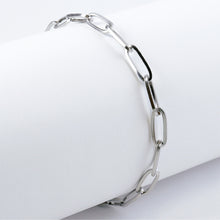 Cargar imagen en el visor de la galería, Pulsera Eslabón Oval Plata