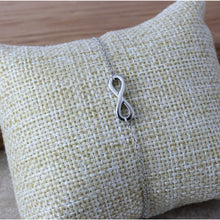 Cargar imagen en el visor de la galería, Pulsera Infinito Plata