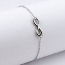 Cargar imagen en el visor de la galería, Pulsera Infinito Plata
