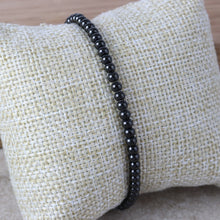 Cargar imagen en el visor de la galería, Pulsera Bolitas 4mm Negro