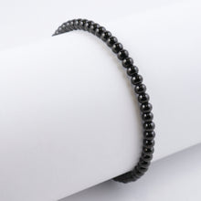 Cargar imagen en el visor de la galería, Pulsera Bolitas 4mm Negro