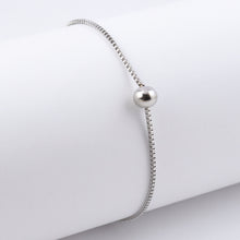 Cargar imagen en el visor de la galería, Pulsera Ajustable Cubo Plata