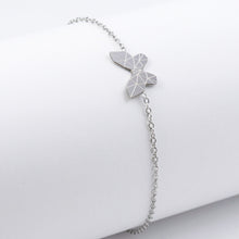 Cargar imagen en el visor de la galería, Pulsera Mariposa Geométrica Plata