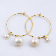 Cargar imagen en el visor de la galería, Arracada 2 Perlas