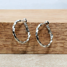 Cargar imagen en el visor de la galería, Arracada Espiral Plata